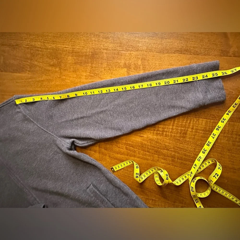 Tasso Elba•full-zip sweater•men’s large•cotton blend•pockets•relaxed fit•brown - Picture 14 of 15